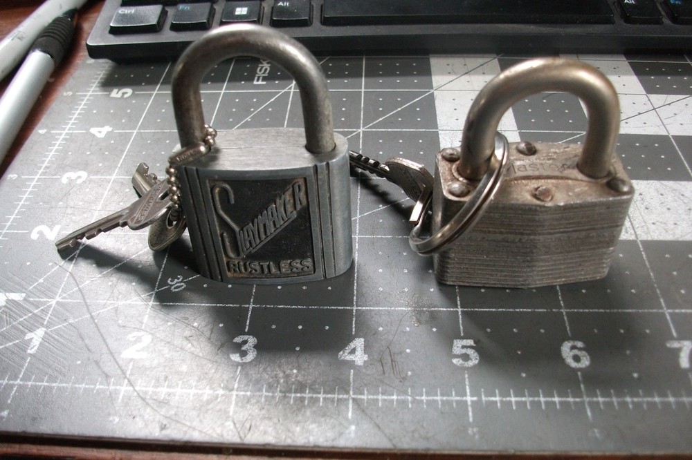 2-Utility Locks w/ keys - Slaymaker-Master