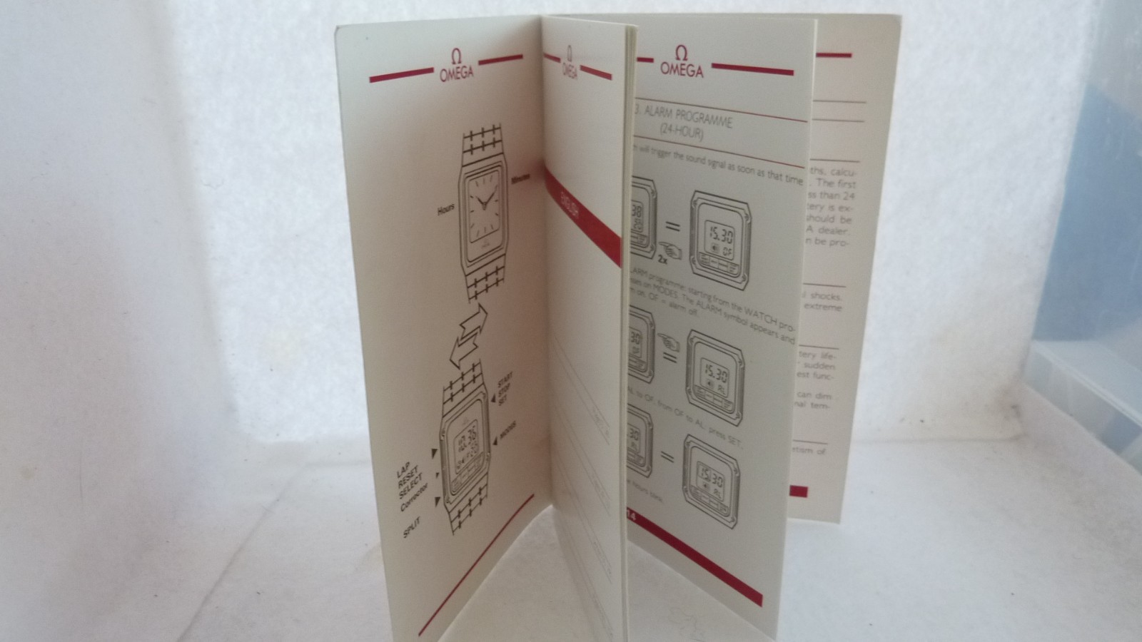 OMEGA EQUINOXE REVERSIBLE MODEL INSTRUCTIONS  3 MANUALS  AMAZING.