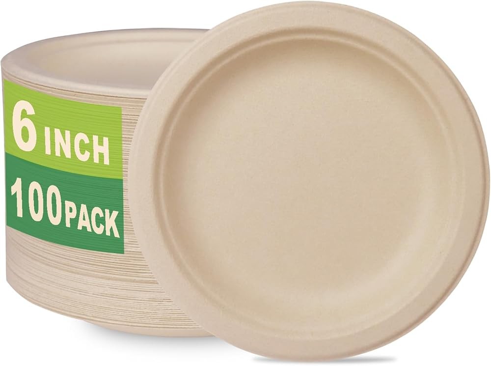 6“ Small postable Dert Plates, Heavy-duty Unbleached