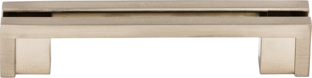 Top Knobs TK55BSN Flat Rail Pull 3 1/2" (c-c) Brushed Satin Nickel