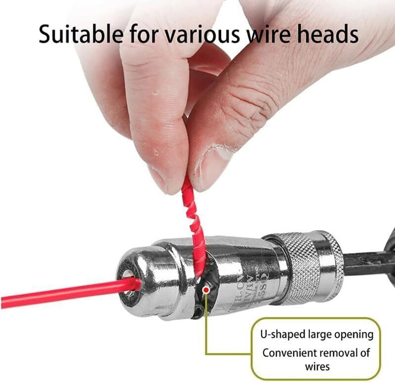 Wire Stripper for Drill Wire Stripping and Twisting Tool Upgrade Electrical