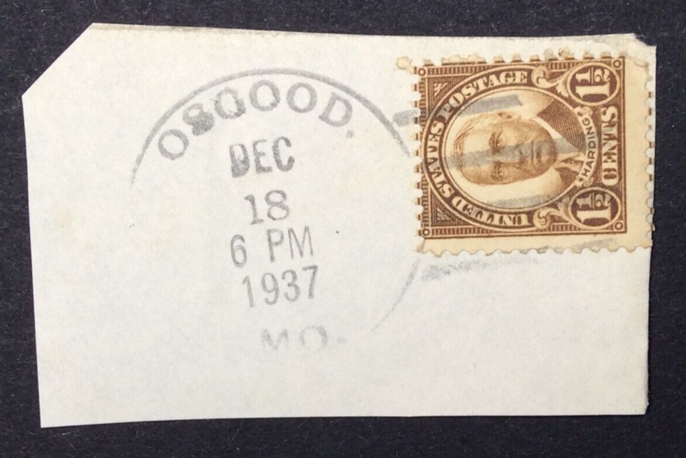Osgood, MO. - U.S. Postage Stamp Cut Postmark