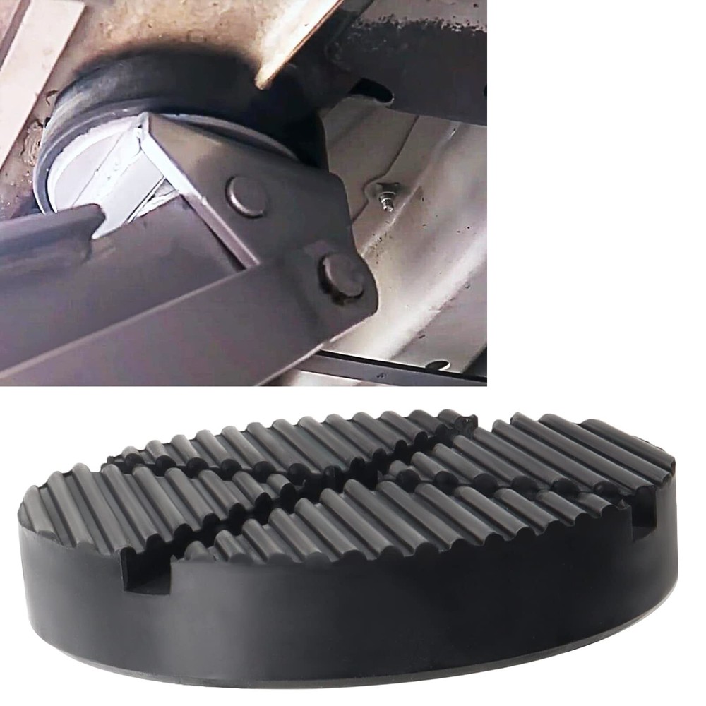 Car Rubber Jack Pad Frame Protector Guard Floor Slotted Lifting Disk Pad Tool