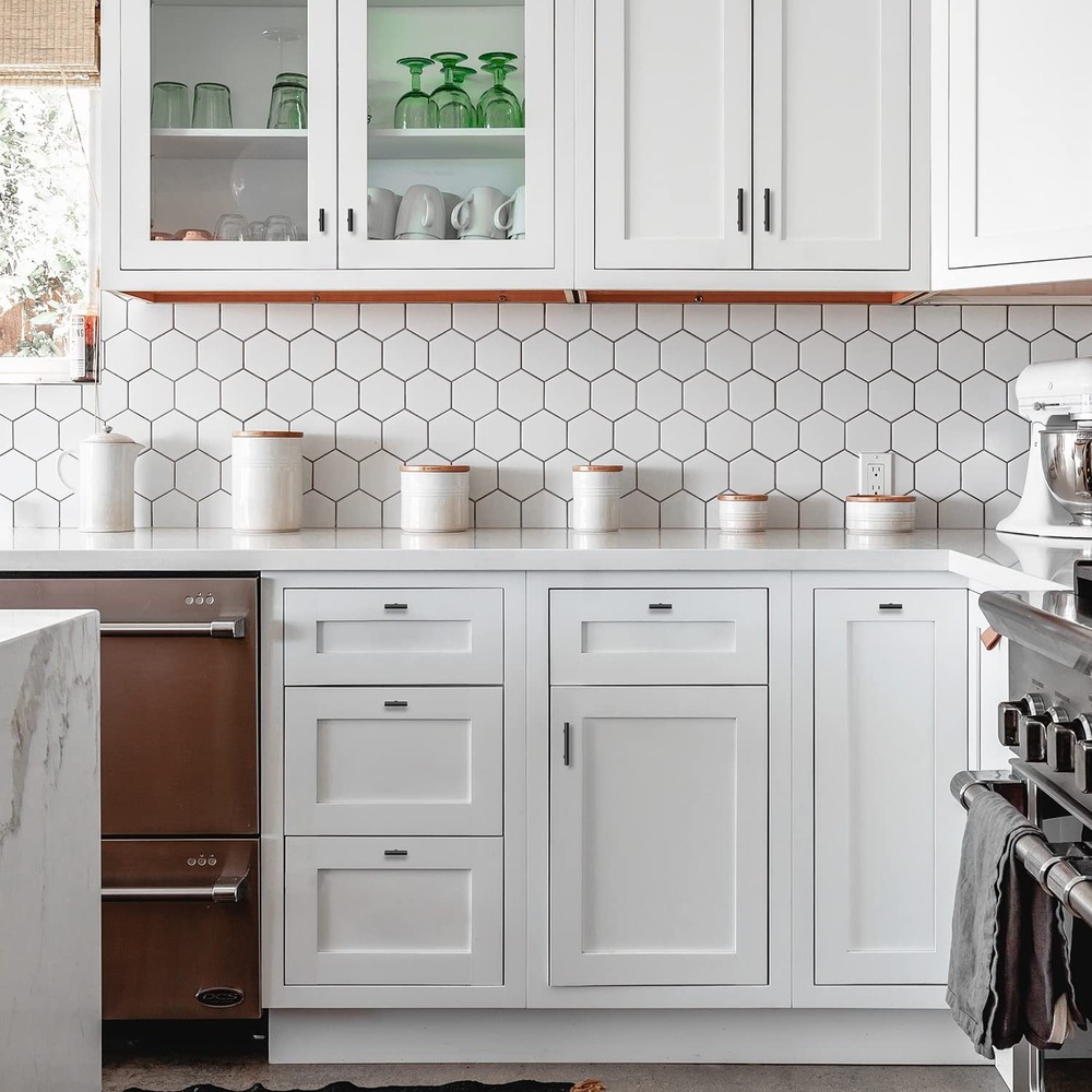 10 Pack Matte Black 2 Inch Cabinet Knobs Stainless Steel Pulls Hardware