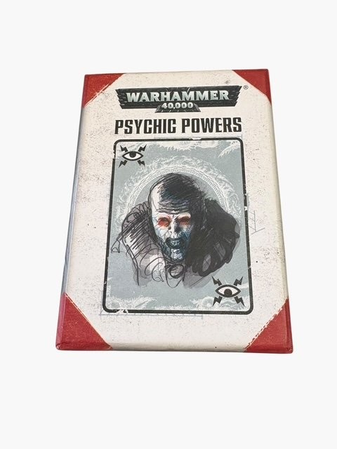 Games Workshop Warhammer 40K Psychic Powers Card Set 50 Cards 2014