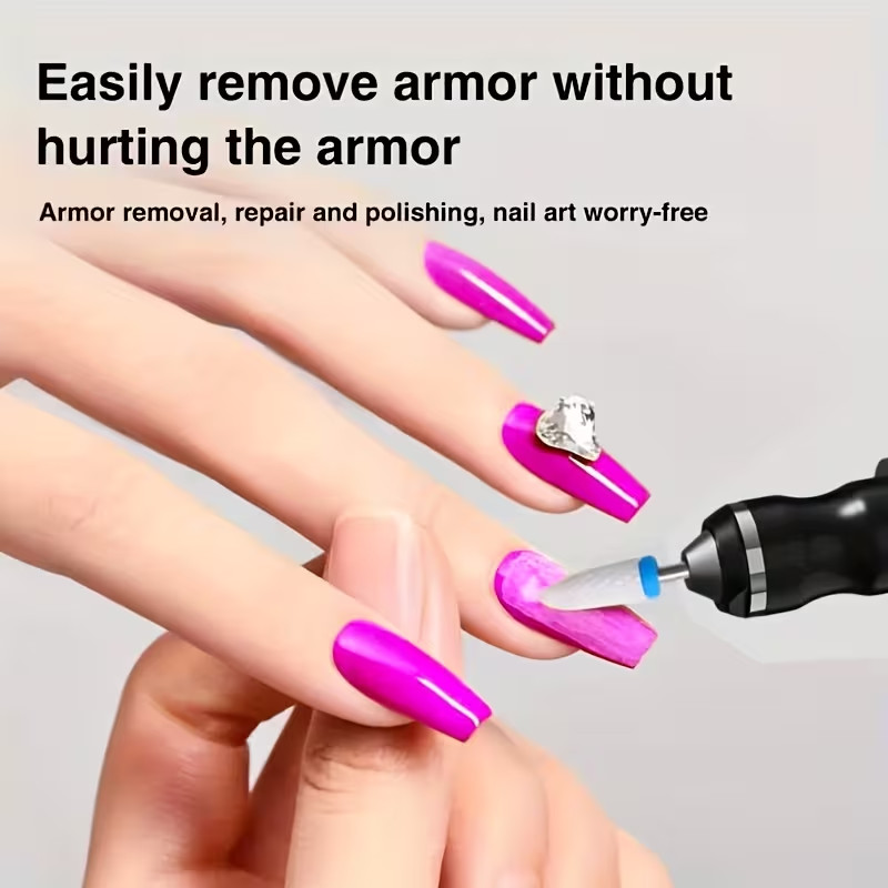 Electric Nail Grinder Drill Set. Manicure Tool Set.