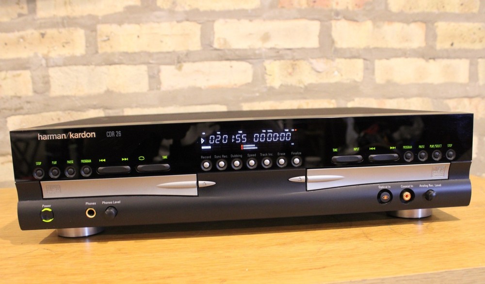 Harmon Kardon CDR 26 CD recorder w/remote SERVICED Fully Functional