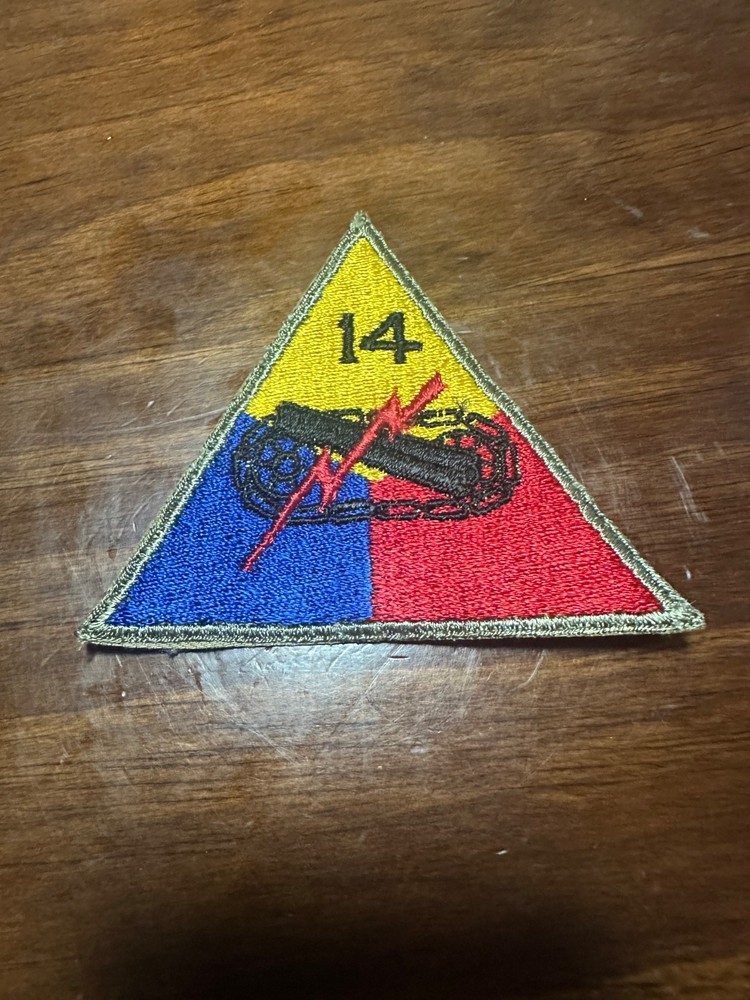 US Military Army 14th Armored Division Patch