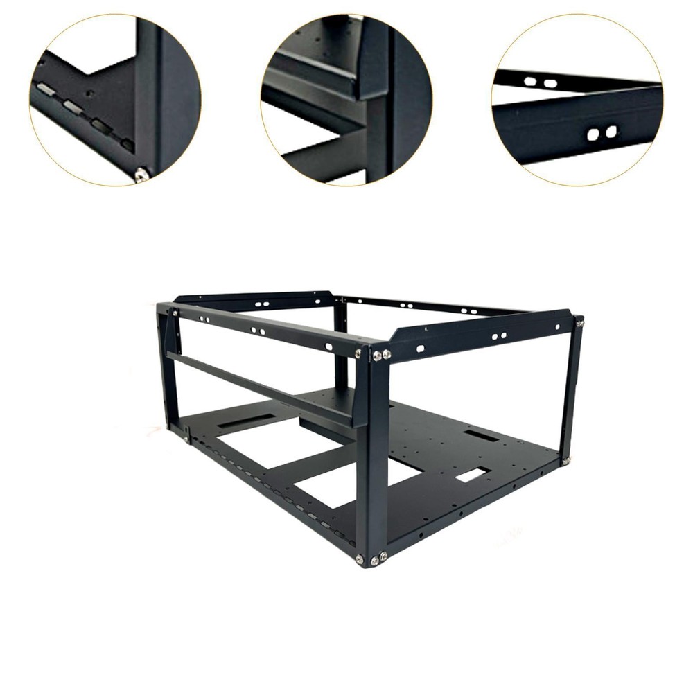 Open Computer Case PC Case Steel Open Chassis Rack Professional Accessories
