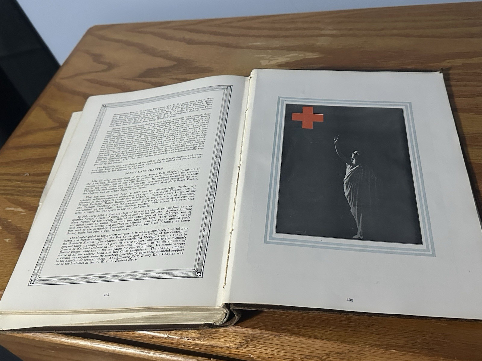 Antique 1919 Knox County In The World War WWI Era (Tennessee) (Shelf 1B1) Book