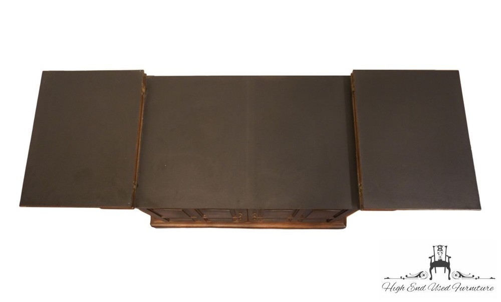 ETHAN ALLEN Classic Manor Solid Maple 63" Flip-Top Server Buffet 15-6015
