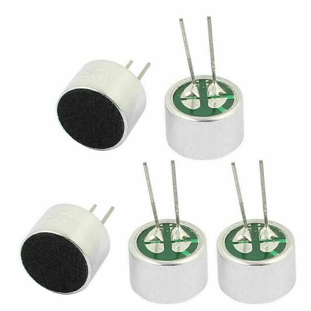 10pcs Electret Condenser Microphone Cylindrical High Sensitivity -30-44dB 9x7mm