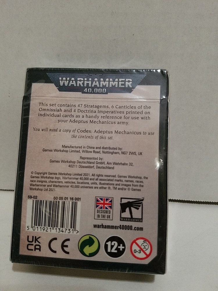 Warhammer 40K Datacards Adeptus Mechanicus