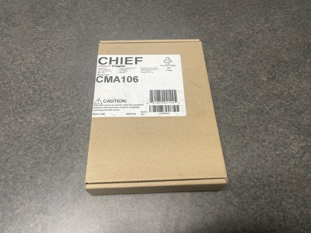 Chief CMA-106 Junction Box Assembly Ceiling Plate