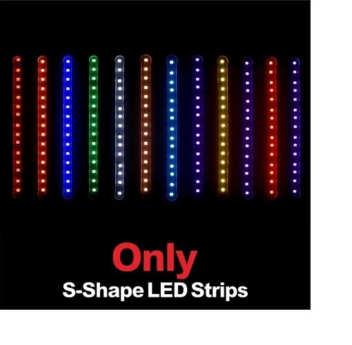 Separated Neon Flexible LED Light Strip Cover 6mm DIY Bendable Silicone Diffuser