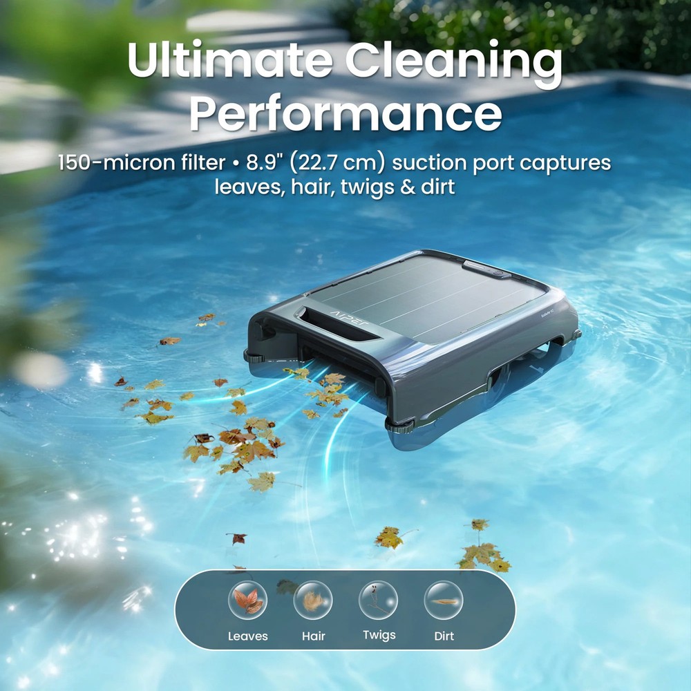 EcoSurfer W2 Cordless Robotic Pool Skimmer