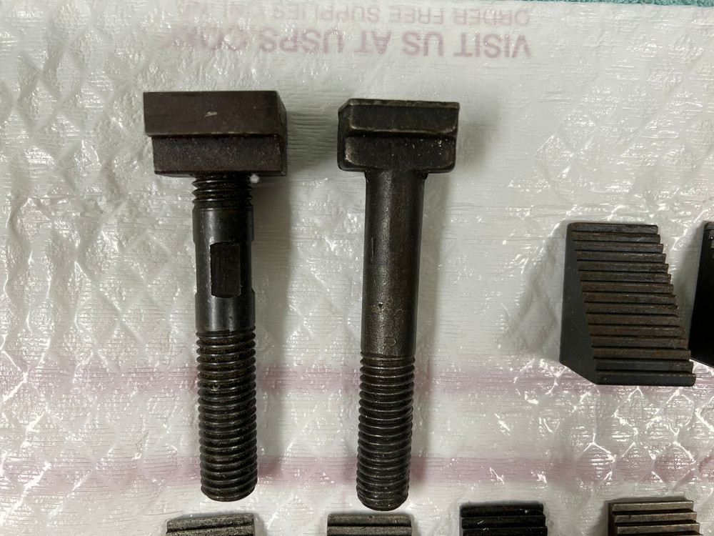 Mill Serrated Triangle Step Blocks & Hold Downs w/ T-Bolts Mill or Drill Tools