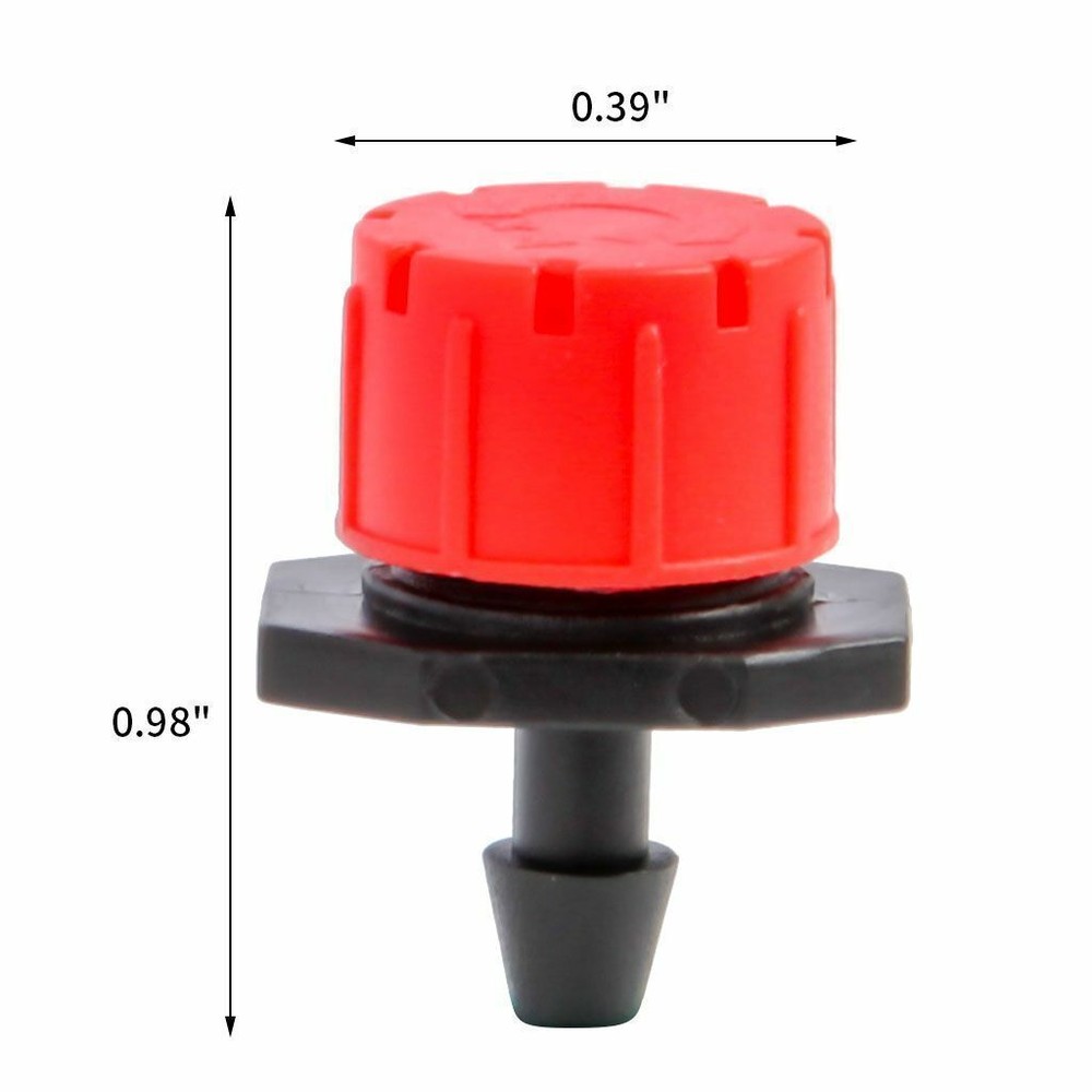 Adjustable Emitter Dripper Micro Drip Irrigation Sprinkler Watering System US