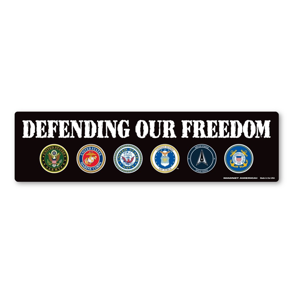 Defending Our Freedom Bumper Strip Magnet