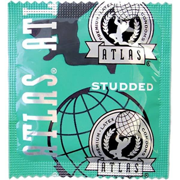 Ribbed Condoms Sampler Assortment Lubricated Studded Bulk + Silver Pocket Case