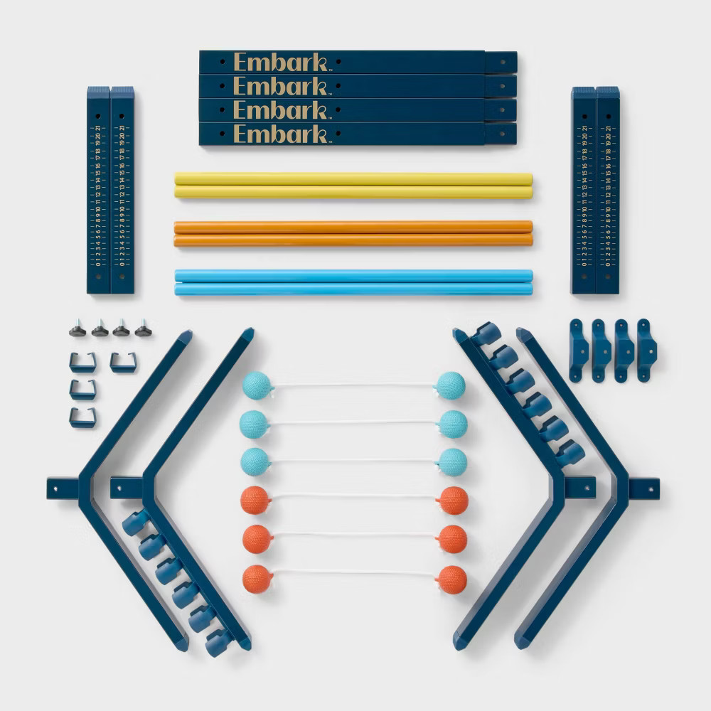 10'' x 24.8'' Ladder Ball Steel - Embark: Outdoor Lawn Toss Game,