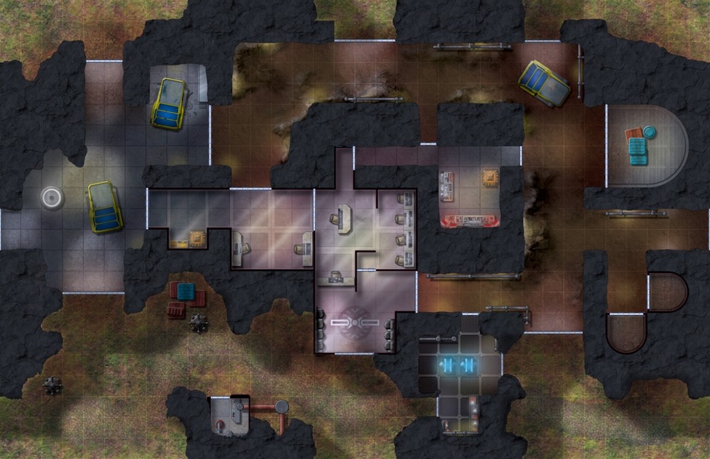 Scifi RPG Poster Maps