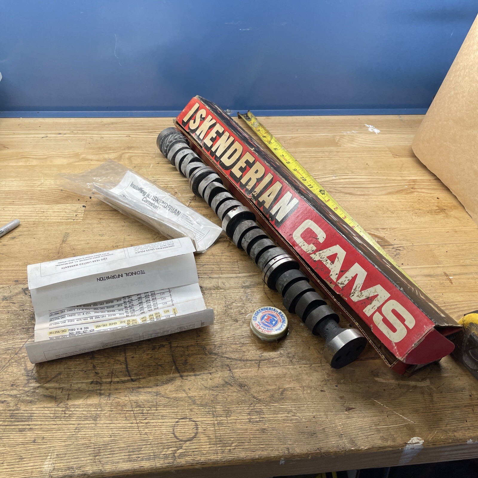 NOS isky 351256/262 Ford V8 FE 352 360 390 427 428 CAMSHAFT ISKENDERIAN CAM