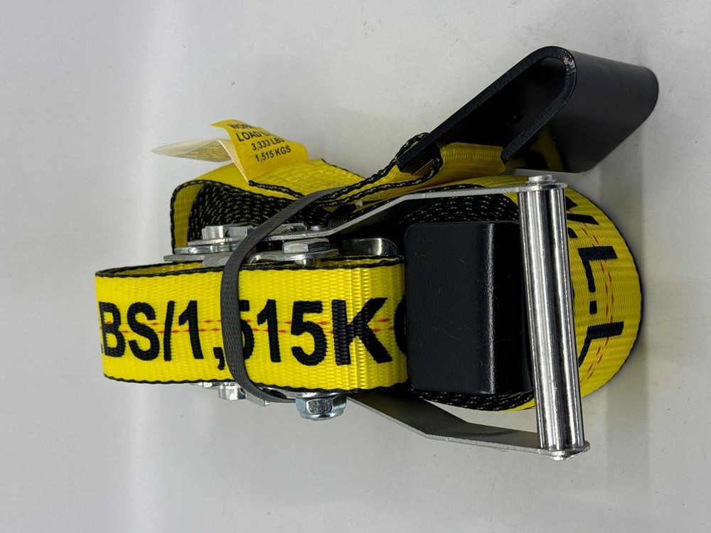 2"X30' Ratchet Strap with Flat Hook 2 Pack