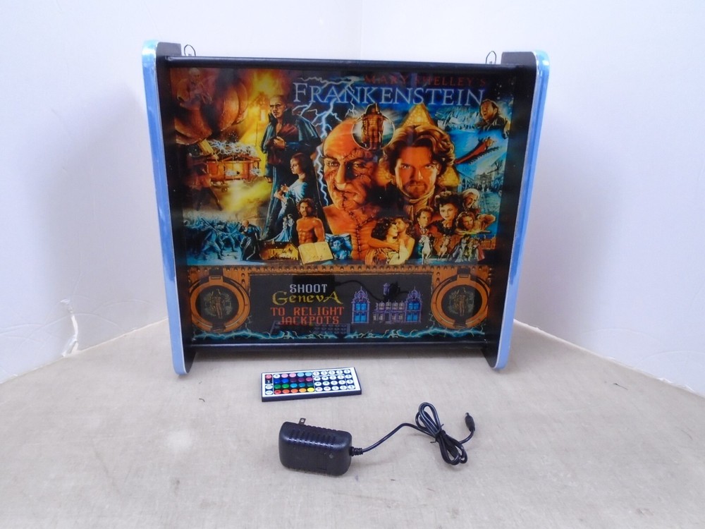 Frankenstein Pinball Head LED Display light box