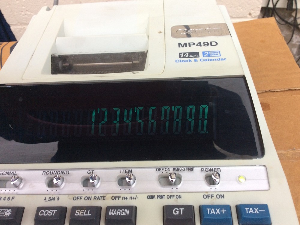 Canon MP49D Electronic Calculator