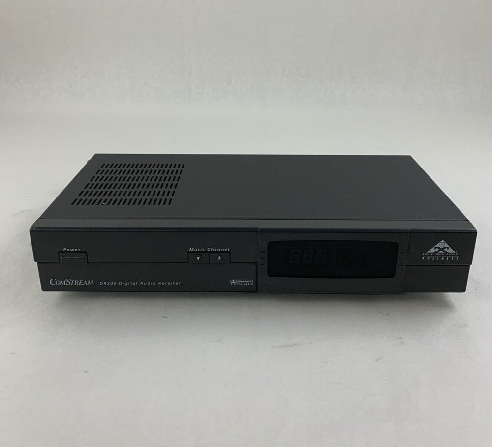 ComStream DR200 Audio Broadcast Receiver Powers On Missing Smart Card and Dish