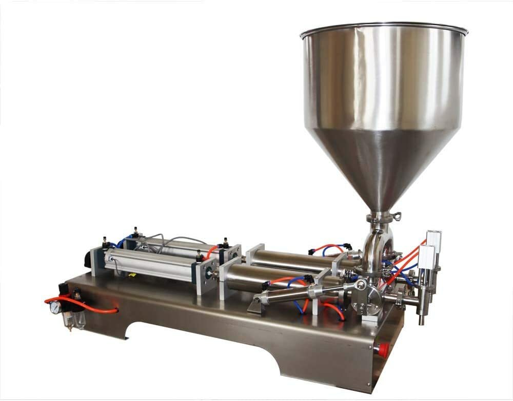 110V 50-500ml Paste & Liquid Filling Machine with Dual-nozzle Fully Automatic