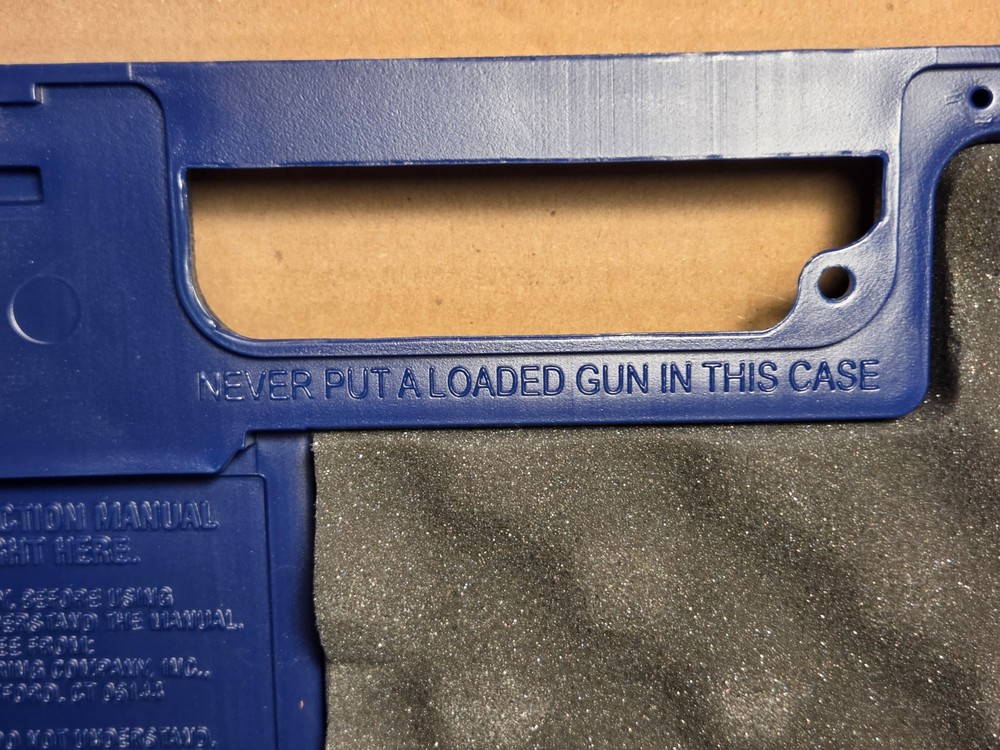 Colt Python Hard Case Factory Box With Cable Lock