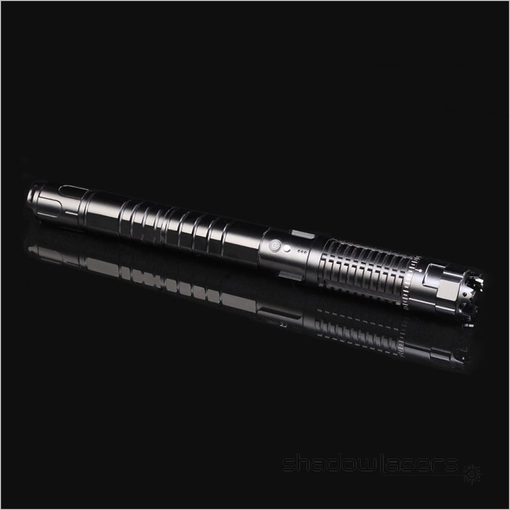 LMX7B Adjustable Focus Blue Laser Pointer 450nm Visible Beam Light laser+Case