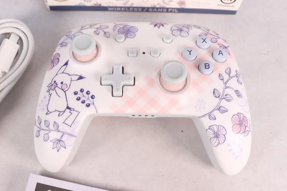 PowerA Enhanced Wireless Controller for Nintendo Switch Pikachu Garden