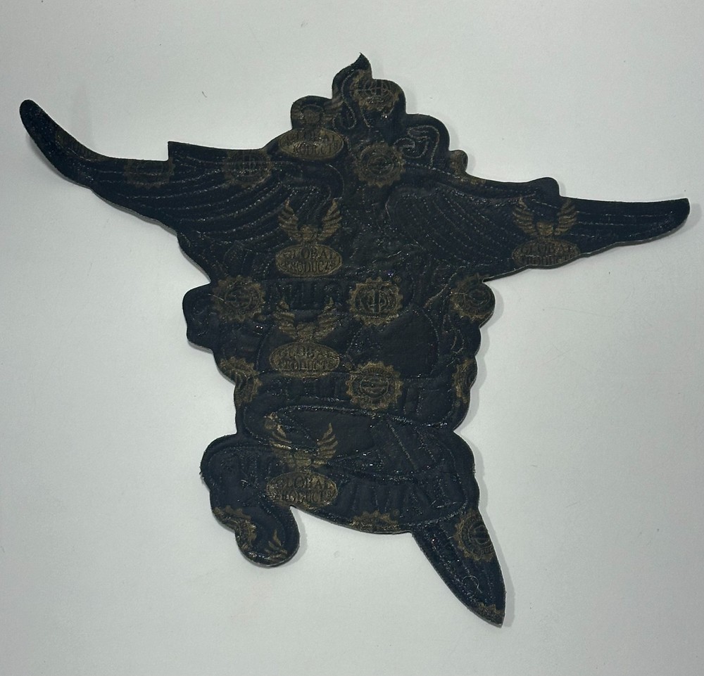 Harley-Davidson Embroidered Eagle Patch Large Iron On Eagle Flames Sword