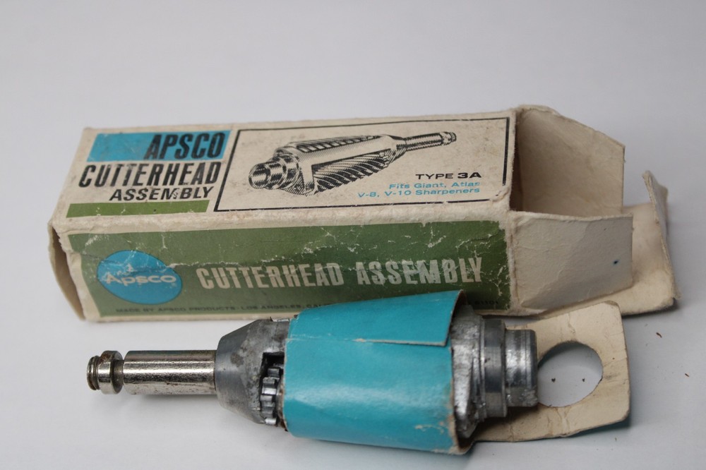 Vintage APSCO Type 3A Cutterhead Assembly Pencil Sharpener Replacement