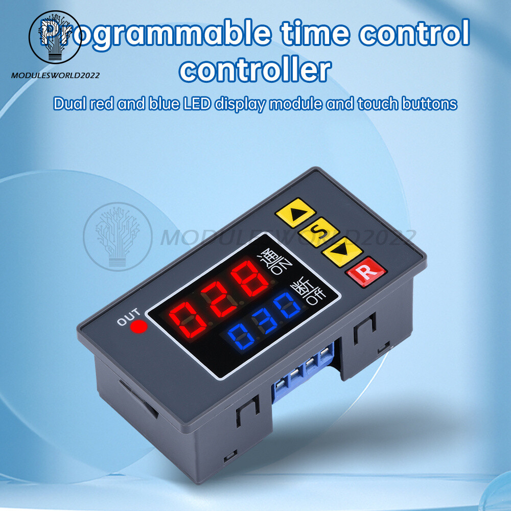 T3231 Programmable Digital Time Delay Relay Dual Display Timer Control Switch