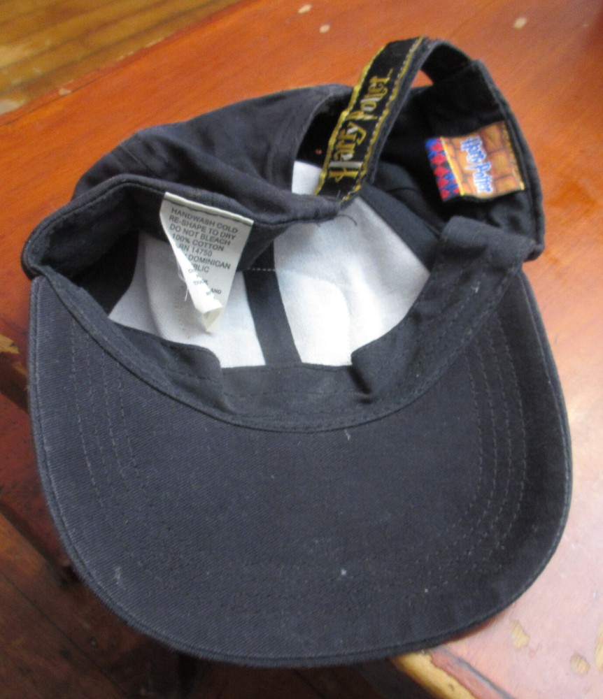"Hogwarts Black Adjustable Cap"