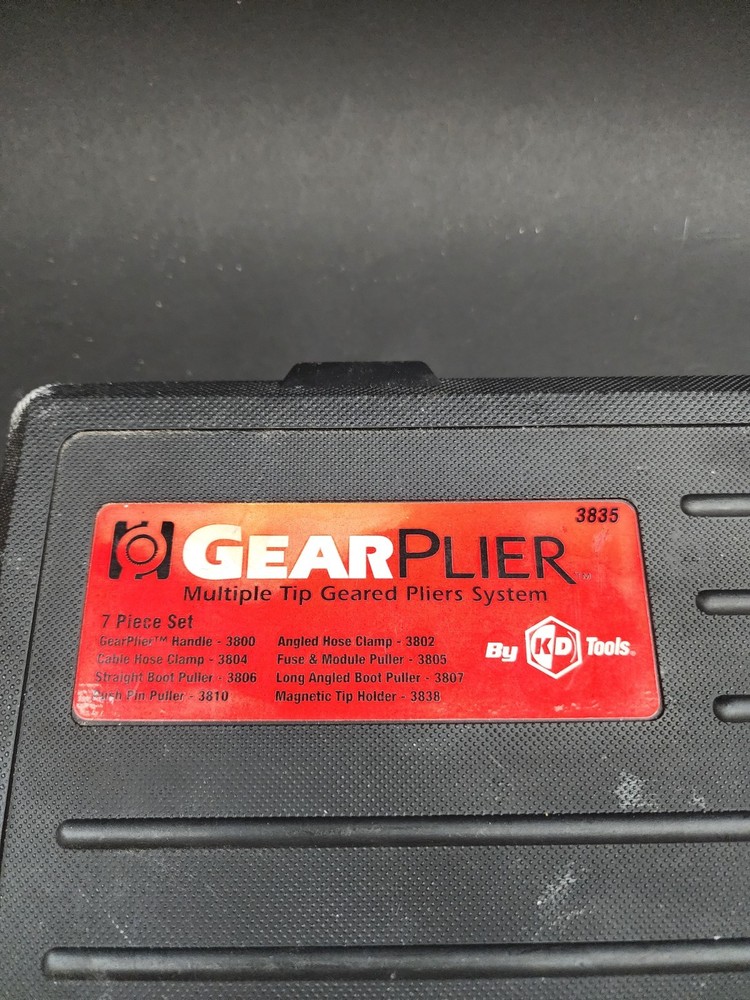 KD Tools 3835 - 7 Piece Multiple Tip Geared Plier System Set