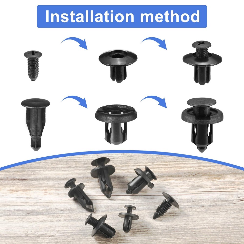 Uolor 265PCS Car Bumper Auto Retainer Clips Set, Set