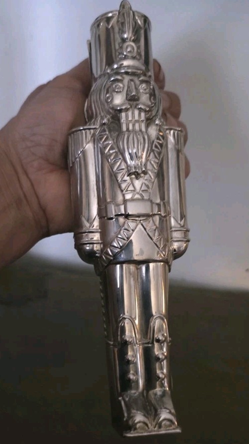 Metal Nutcracker Soldier - Shell Cracker, Holiday, Christmas