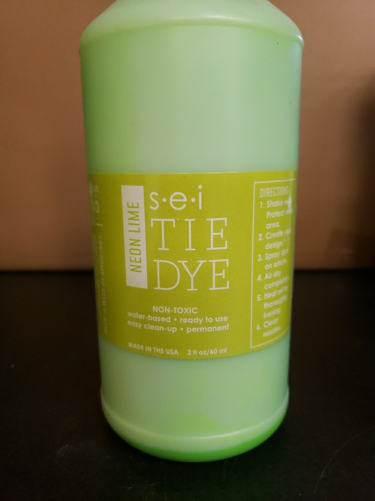 sei Crafts Tie Dye 6-1081 Neon Lime- 32 Fl Oz Bottle