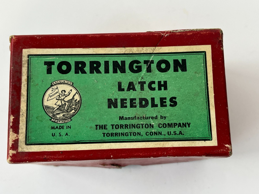 Torrington Latch Needles Box Lustorr 2823ER Empty