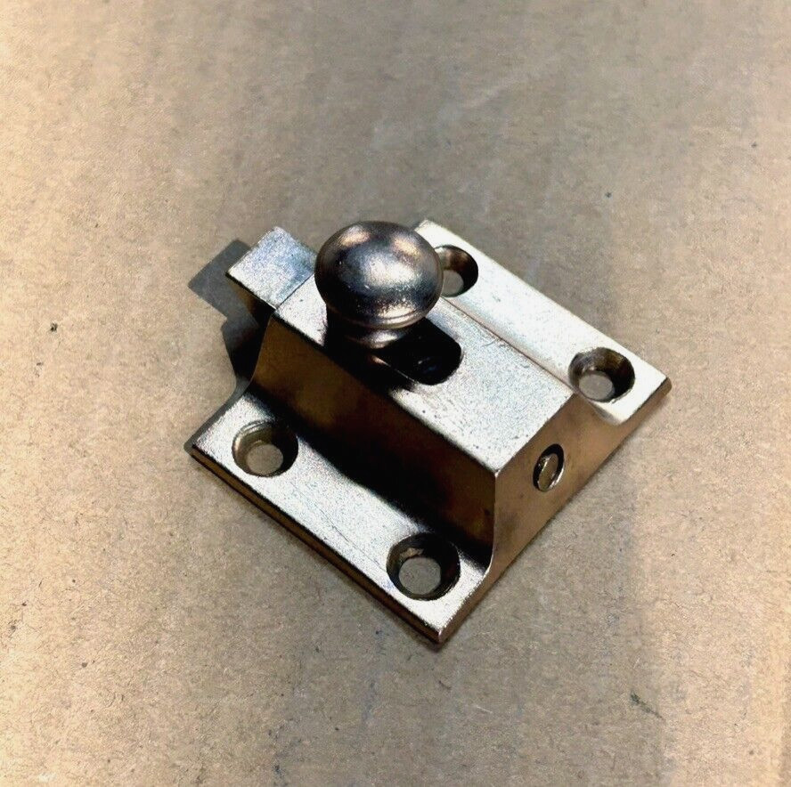 Antique Brass cabinet latch- missing catch
