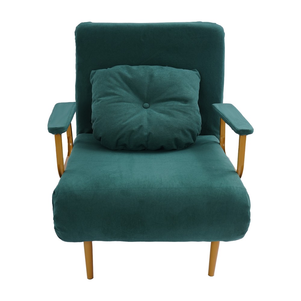 Convertible Sofa Bed with Adjtable Backrest and Stylish Design US~