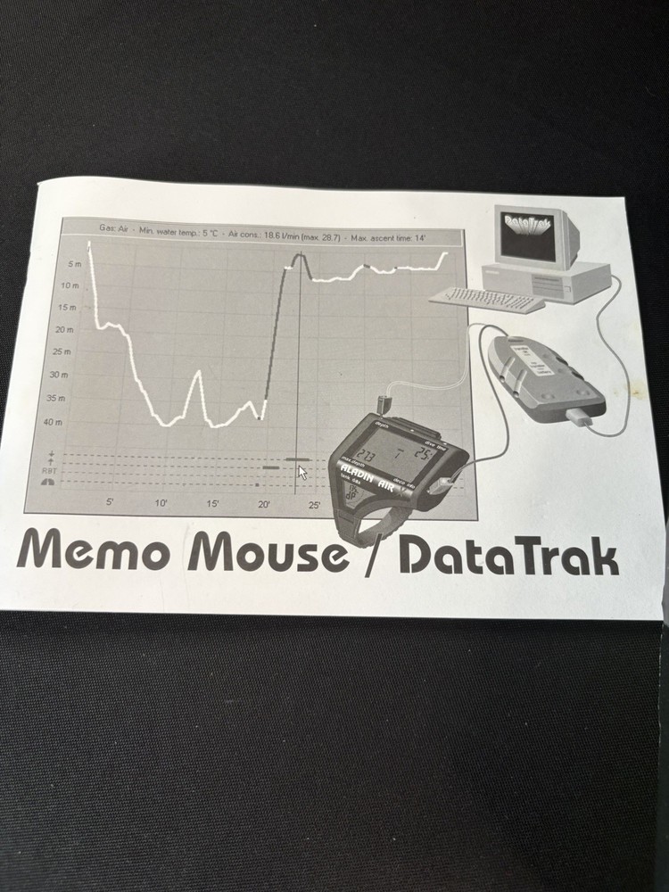 Uwatec DataTrak / Memo Mouse interface kit for dive computers.