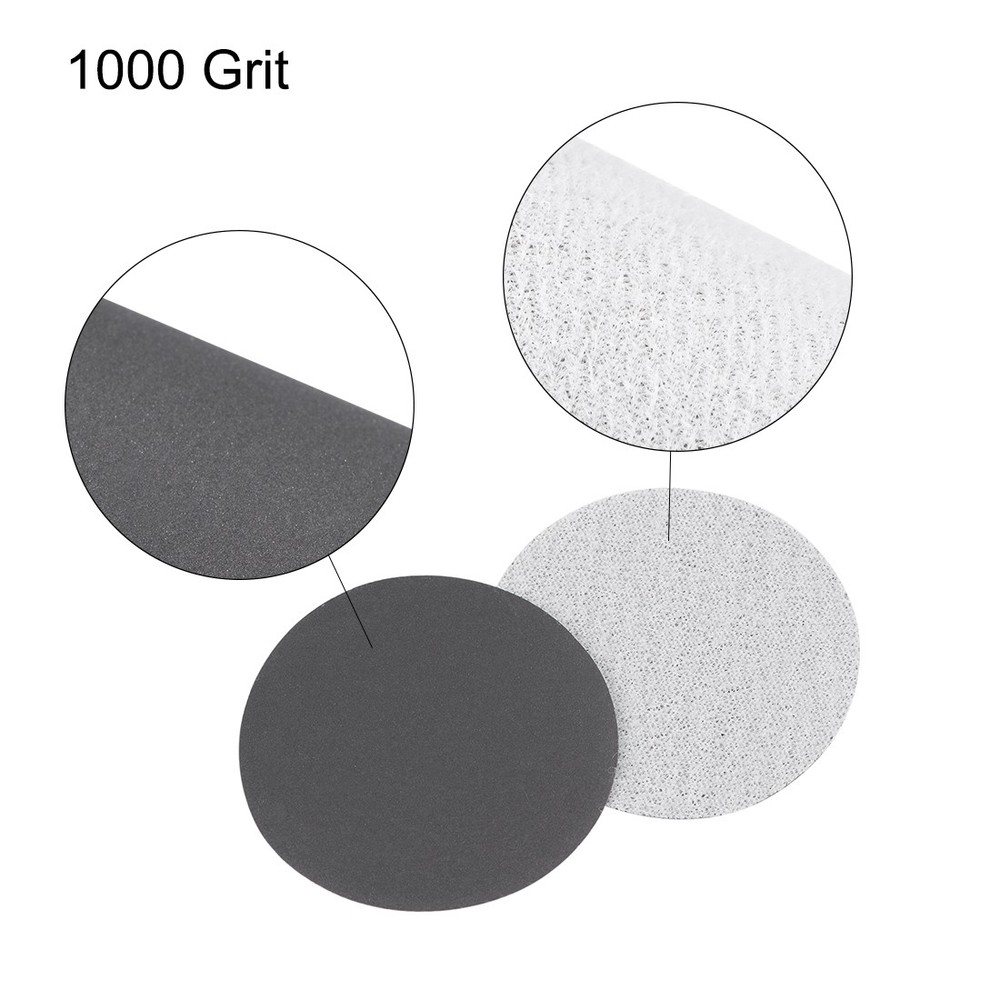 2" Hook and Loop Sanding Disc Wet / Dry Silicon Carbide 1000 Grit 100 Pcs