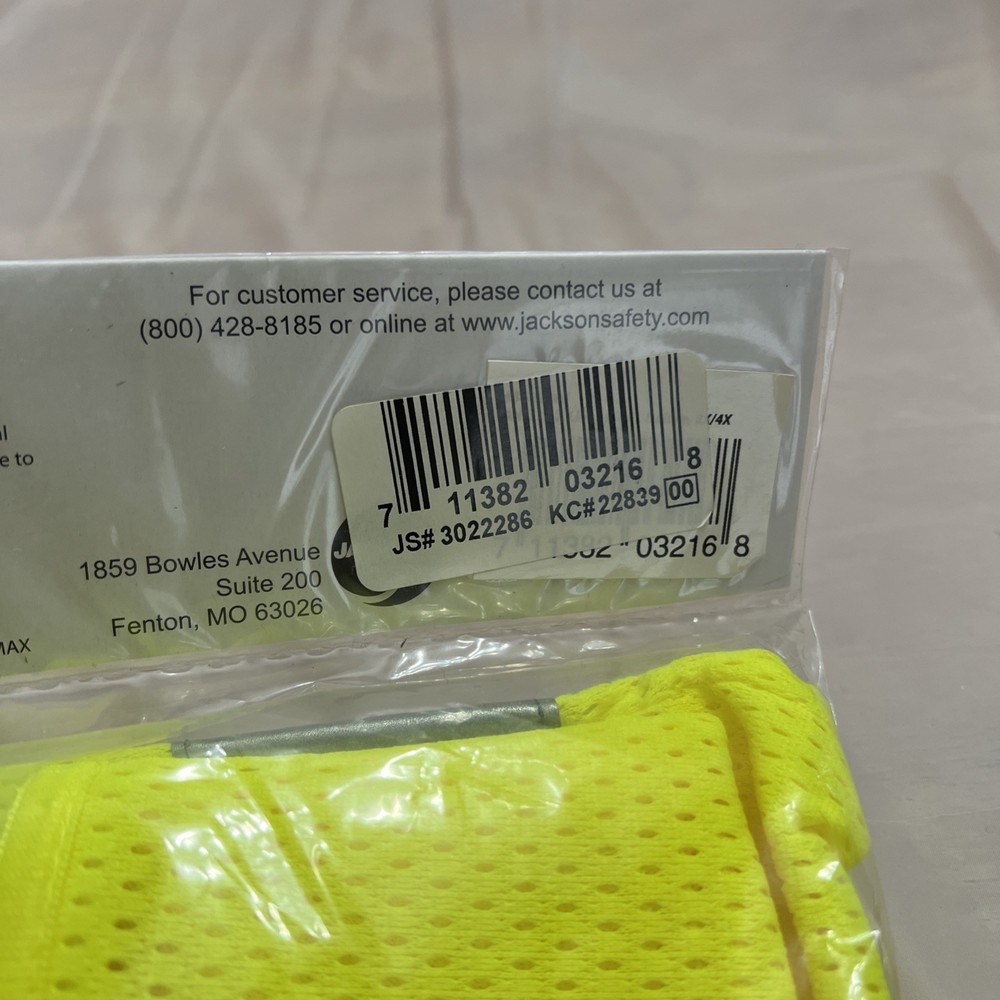 Ansi Class 2 Safety Vest 3X-4X