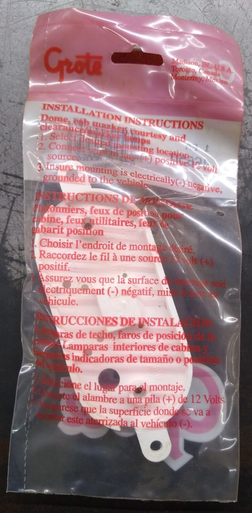 Grote Oval Light Base 46650